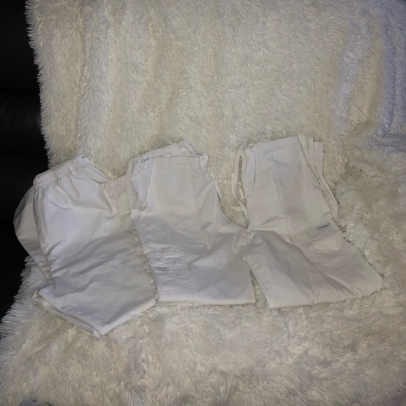 Cherokee Other - 3 pairs of white scrub pants
